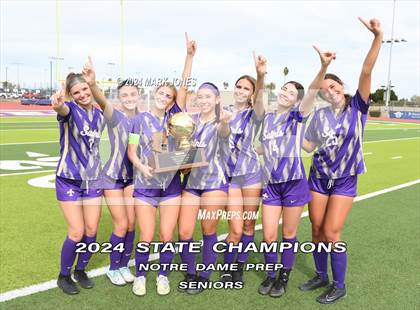 Thumbnail 3 in Notre Dame Prep vs. Campo Verde (AIA 5A Final - Awards) photogallery.