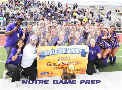 Thumbnail 1 in Notre Dame Prep vs. Campo Verde (AIA 5A Final - Awards) photogallery.