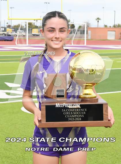 Thumbnail 2 in Notre Dame Prep vs. Campo Verde (AIA 5A Final - Awards) photogallery.