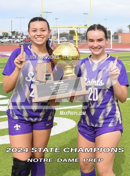 Thumbnail 3 in Notre Dame Prep vs. Campo Verde (AIA 5A Final - Awards) photogallery.