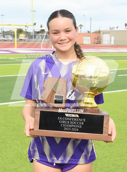 Thumbnail 3 in Notre Dame Prep vs. Campo Verde (AIA 5A Final - Awards) photogallery.