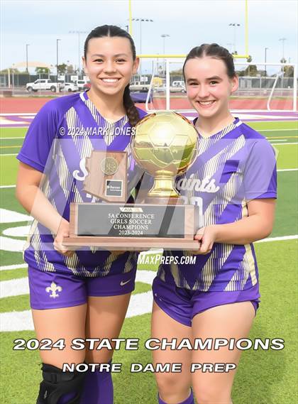 Thumbnail 3 in Notre Dame Prep vs. Campo Verde (AIA 5A Final - Awards) photogallery.