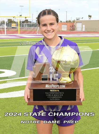 Thumbnail 1 in Notre Dame Prep vs. Campo Verde (AIA 5A Final - Awards) photogallery.