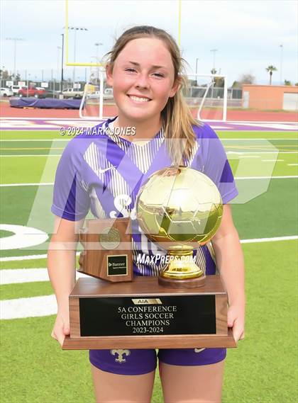 Thumbnail 2 in Notre Dame Prep vs. Campo Verde (AIA 5A Final - Awards) photogallery.