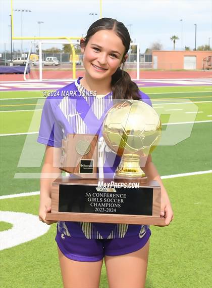 Thumbnail 3 in Notre Dame Prep vs. Campo Verde (AIA 5A Final - Awards) photogallery.