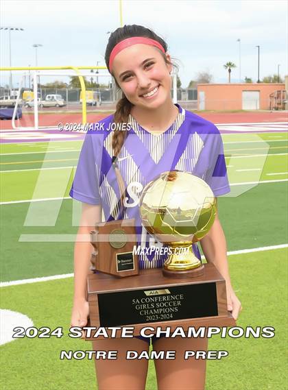Thumbnail 2 in Notre Dame Prep vs. Campo Verde (AIA 5A Final - Awards) photogallery.