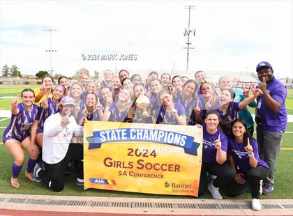 Thumbnail 3 in Notre Dame Prep vs. Campo Verde (AIA 5A Final - Awards) photogallery.