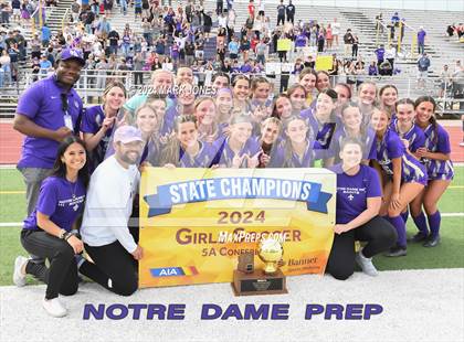 Thumbnail 1 in Notre Dame Prep vs. Campo Verde (AIA 5A Final - Awards) photogallery.