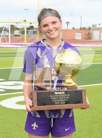 Thumbnail 3 in Notre Dame Prep vs. Campo Verde (AIA 5A Final - Awards) photogallery.