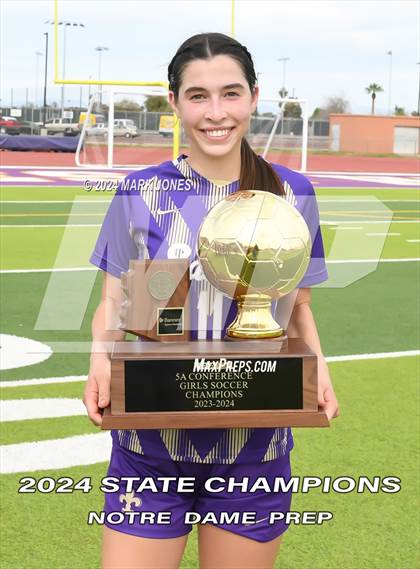 Thumbnail 1 in Notre Dame Prep vs. Campo Verde (AIA 5A Final - Awards) photogallery.