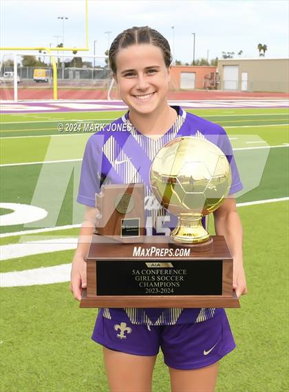 Thumbnail 3 in Notre Dame Prep vs. Campo Verde (AIA 5A Final - Awards) photogallery.