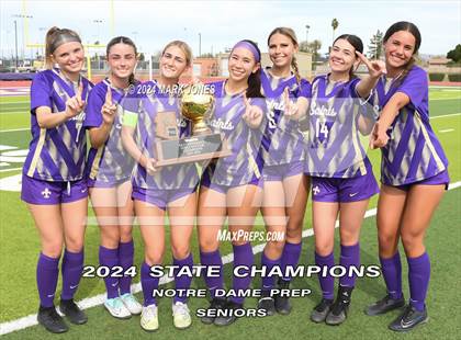 Thumbnail 1 in Notre Dame Prep vs. Campo Verde (AIA 5A Final - Awards) photogallery.