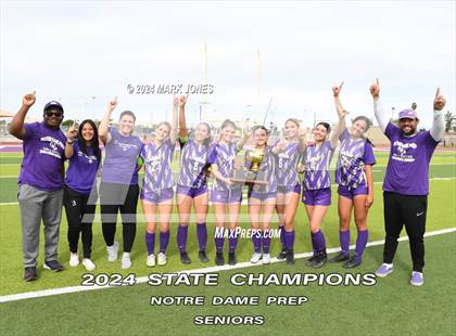 Thumbnail 3 in Notre Dame Prep vs. Campo Verde (AIA 5A Final - Awards) photogallery.