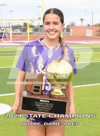 Thumbnail 3 in Notre Dame Prep vs. Campo Verde (AIA 5A Final - Awards) photogallery.