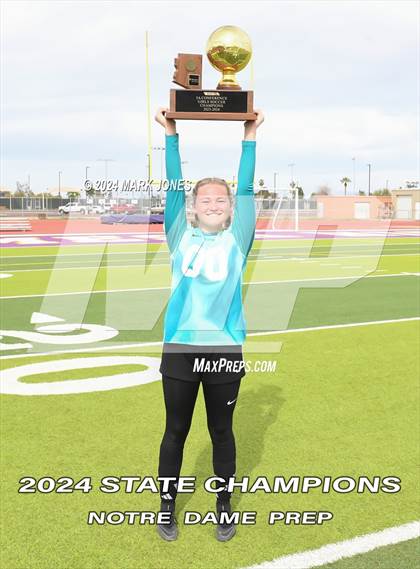 Thumbnail 1 in Notre Dame Prep vs. Campo Verde (AIA 5A Final - Awards) photogallery.