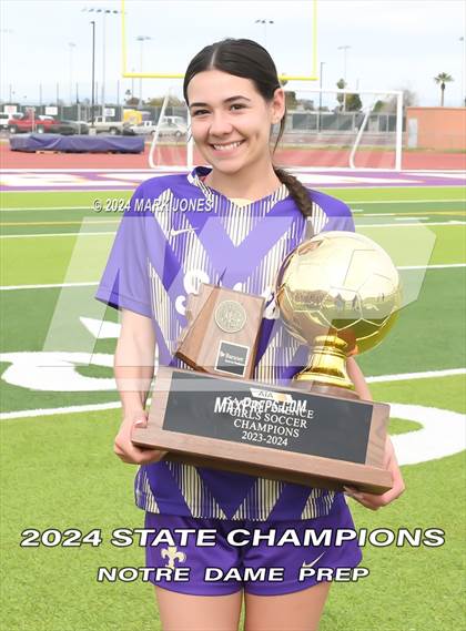 Thumbnail 2 in Notre Dame Prep vs. Campo Verde (AIA 5A Final - Awards) photogallery.