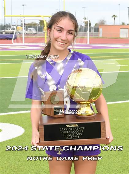Thumbnail 1 in Notre Dame Prep vs. Campo Verde (AIA 5A Final - Awards) photogallery.