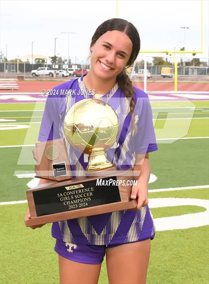 Thumbnail 2 in Notre Dame Prep vs. Campo Verde (AIA 5A Final - Awards) photogallery.