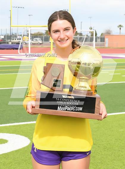 Thumbnail 3 in Notre Dame Prep vs. Campo Verde (AIA 5A Final - Awards) photogallery.