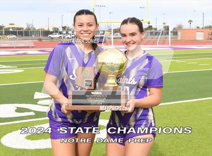 Thumbnail 2 in Notre Dame Prep vs. Campo Verde (AIA 5A Final - Awards) photogallery.