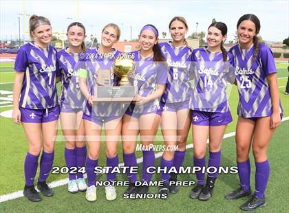 Thumbnail 3 in Notre Dame Prep vs. Campo Verde (AIA 5A Final - Awards) photogallery.