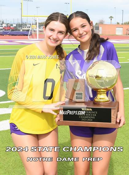 Thumbnail 3 in Notre Dame Prep vs. Campo Verde (AIA 5A Final - Awards) photogallery.