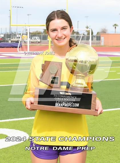 Thumbnail 1 in Notre Dame Prep vs. Campo Verde (AIA 5A Final - Awards) photogallery.