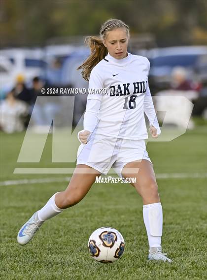 Thumbnail 2 in Oak Hill @ Yorktown (IHSAA 2A Region 12 Semifinal)  photogallery.