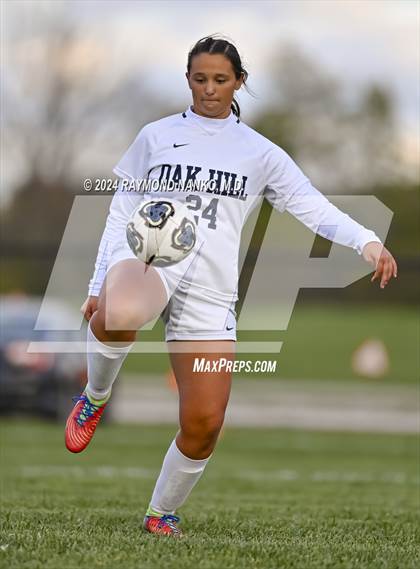 Thumbnail 2 in Oak Hill @ Yorktown (IHSAA 2A Region 12 Semifinal)  photogallery.