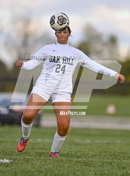 Thumbnail 3 in Oak Hill @ Yorktown (IHSAA 2A Region 12 Semifinal)  photogallery.