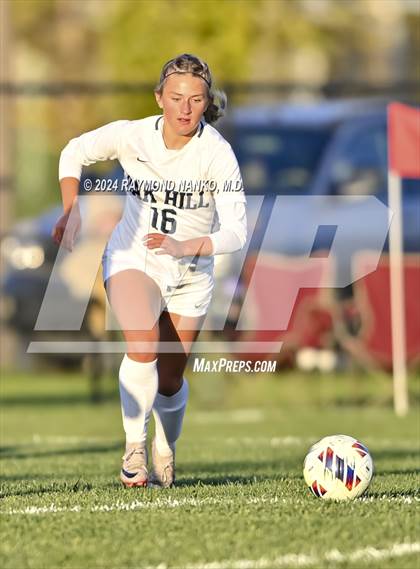 Thumbnail 2 in Oak Hill @ Yorktown (IHSAA 2A Region 12 Semifinal)  photogallery.