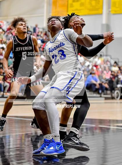 Thumbnail 2 in Jefferson vs. Hooks (UIL 3A Region Quarterfinal Playoff) photogallery.