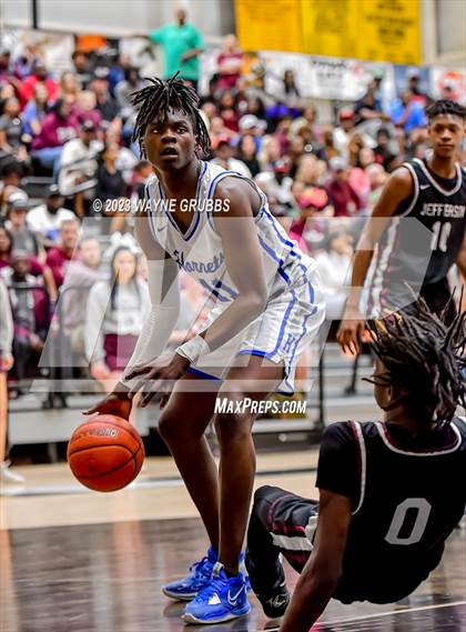Thumbnail 3 in Jefferson vs. Hooks (UIL 3A Region Quarterfinal Playoff) photogallery.