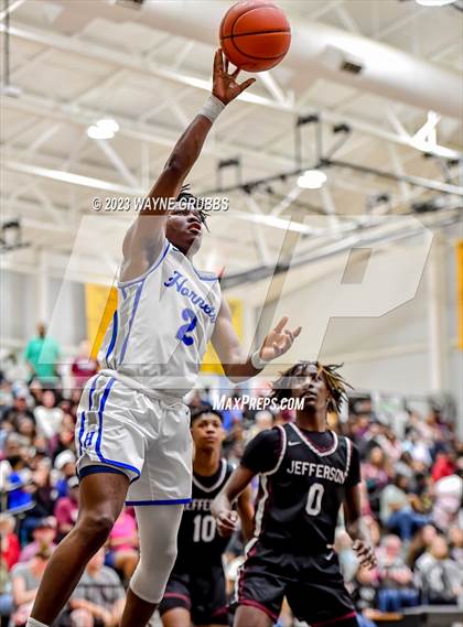 Thumbnail 1 in Jefferson vs. Hooks (UIL 3A Region Quarterfinal Playoff) photogallery.