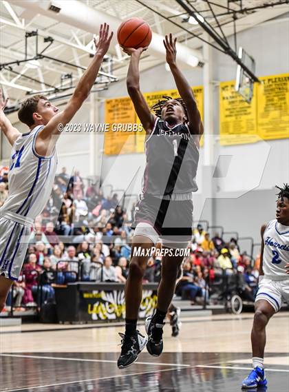 Thumbnail 2 in Jefferson vs. Hooks (UIL 3A Region Quarterfinal Playoff) photogallery.