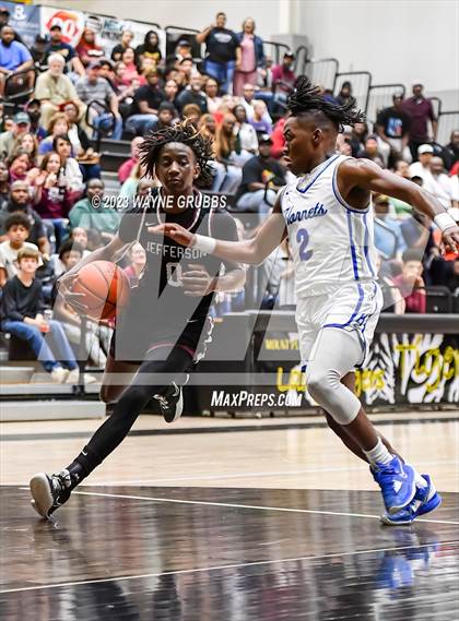 Thumbnail 1 in Jefferson vs. Hooks (UIL 3A Region Quarterfinal Playoff) photogallery.