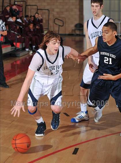 Thumbnail 1 in College Park vs. Ironwood Ridge (MaxPreps Holiday Classic) photogallery.