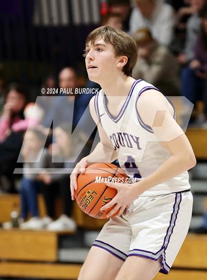 Thumbnail 1 in Curwensville @ Coudersport (District IX 2A First Round Playoff) photogallery.