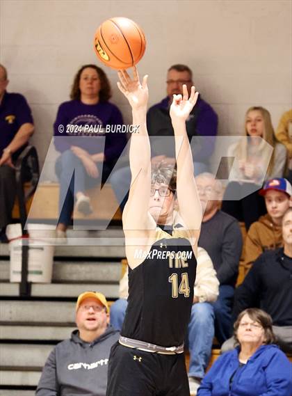 Thumbnail 3 in Curwensville @ Coudersport (District IX 2A First Round Playoff) photogallery.