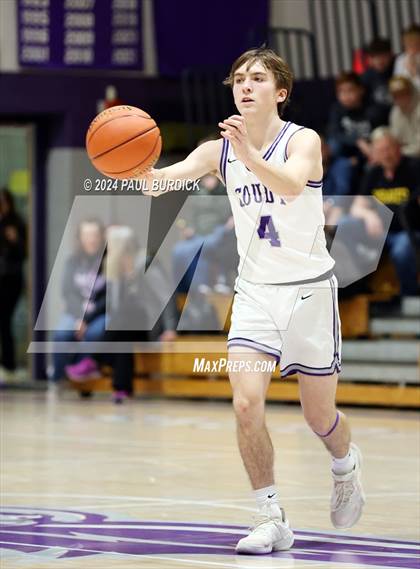 Thumbnail 2 in Curwensville @ Coudersport (District IX 2A First Round Playoff) photogallery.