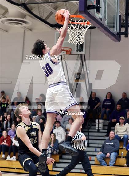 Thumbnail 3 in Curwensville @ Coudersport (District IX 2A First Round Playoff) photogallery.