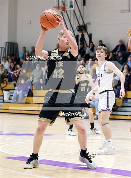 Thumbnail 2 in Curwensville @ Coudersport (District IX 2A First Round Playoff) photogallery.