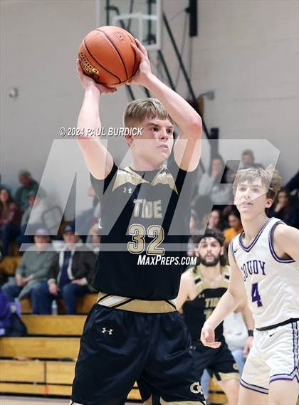 Thumbnail 3 in Curwensville @ Coudersport (District IX 2A First Round Playoff) photogallery.