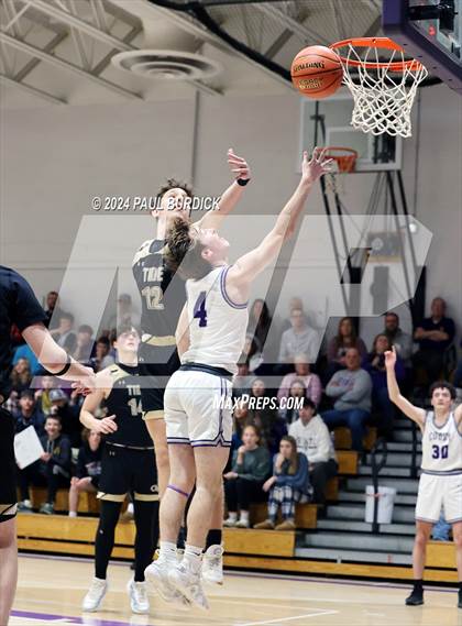 Thumbnail 3 in Curwensville @ Coudersport (District IX 2A First Round Playoff) photogallery.
