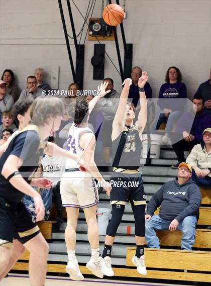 Thumbnail 3 in Curwensville @ Coudersport (District IX 2A First Round Playoff) photogallery.