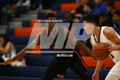 Thumbnail 2 in Newbury Park vs Wasatch Academy (West Valley Thanksgiving Tip-Off Classic)  photogallery.