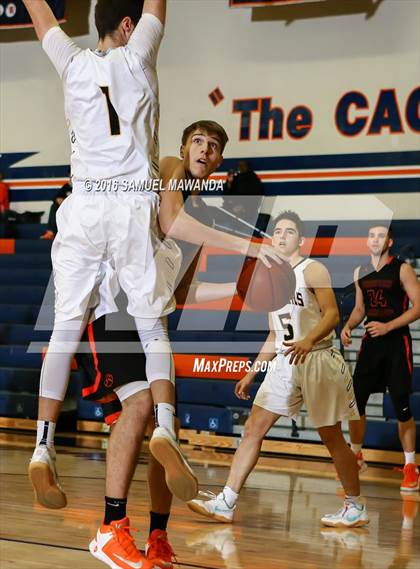 Thumbnail 2 in Newbury Park vs Wasatch Academy (West Valley Thanksgiving Tip-Off Classic)  photogallery.