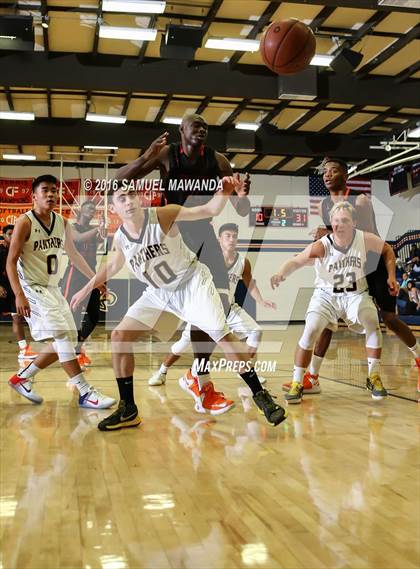 Thumbnail 3 in Newbury Park vs Wasatch Academy (West Valley Thanksgiving Tip-Off Classic)  photogallery.
