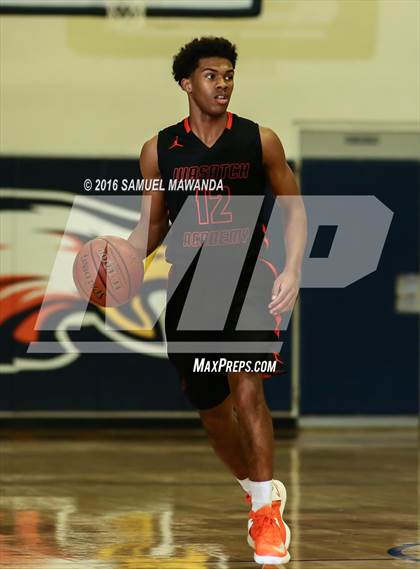 Thumbnail 3 in Newbury Park vs Wasatch Academy (West Valley Thanksgiving Tip-Off Classic)  photogallery.