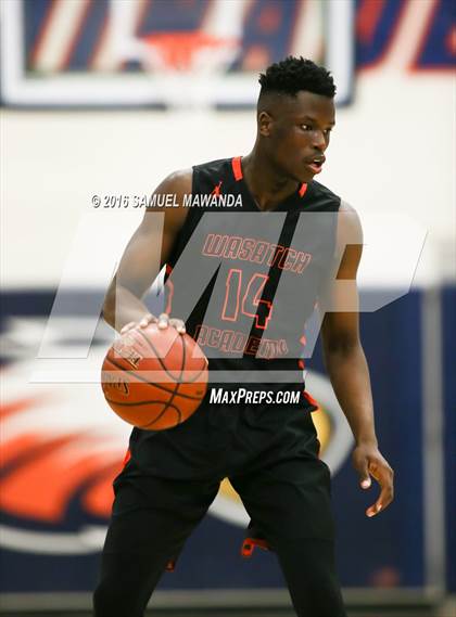 Thumbnail 3 in Newbury Park vs Wasatch Academy (West Valley Thanksgiving Tip-Off Classic)  photogallery.